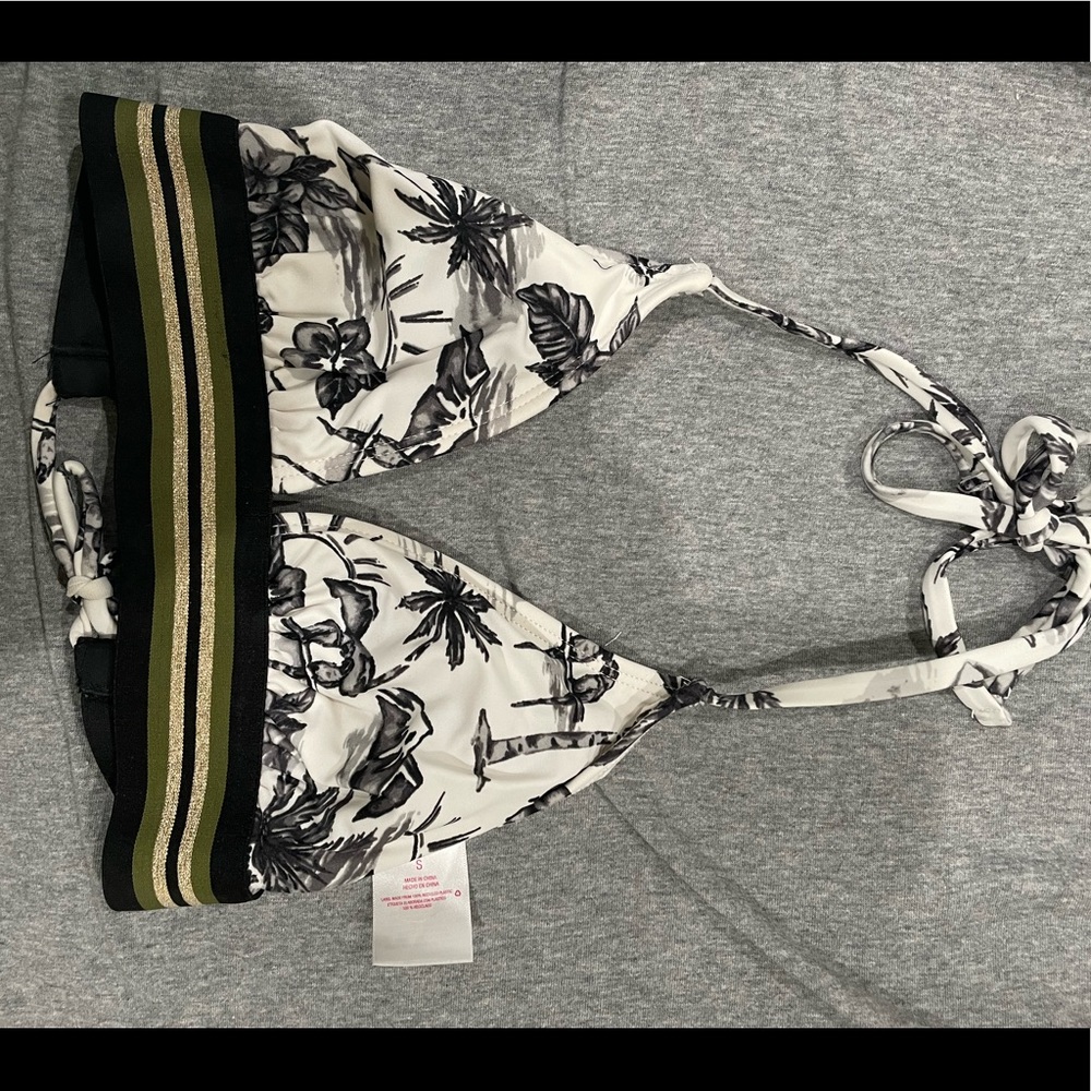 Target Palm Tree Triangle Bikini Top